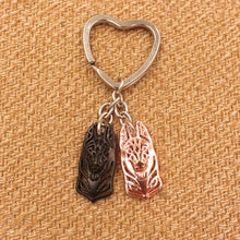 Load image into Gallery viewer, 2019 Belgian Malinois Dog Animal Gold Silver Plated Metal Pendant Keychain For Bag Car Women Men Key Ring Love Jewelry K149